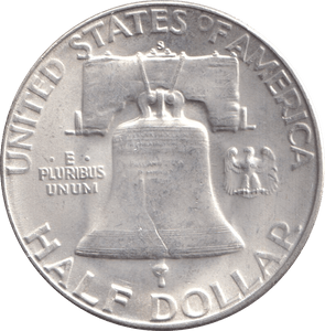1952 SILVER HALF DOLLAR USA - Cambridgeshire Coins