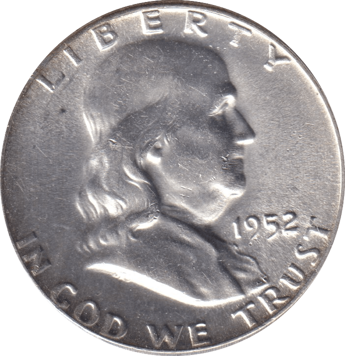 1952 SILVER HALF DOLLAR USA - Cambridgeshire Coins