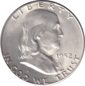 1952 SILVER HALF DOLLAR USA - Cambridgeshire Coins