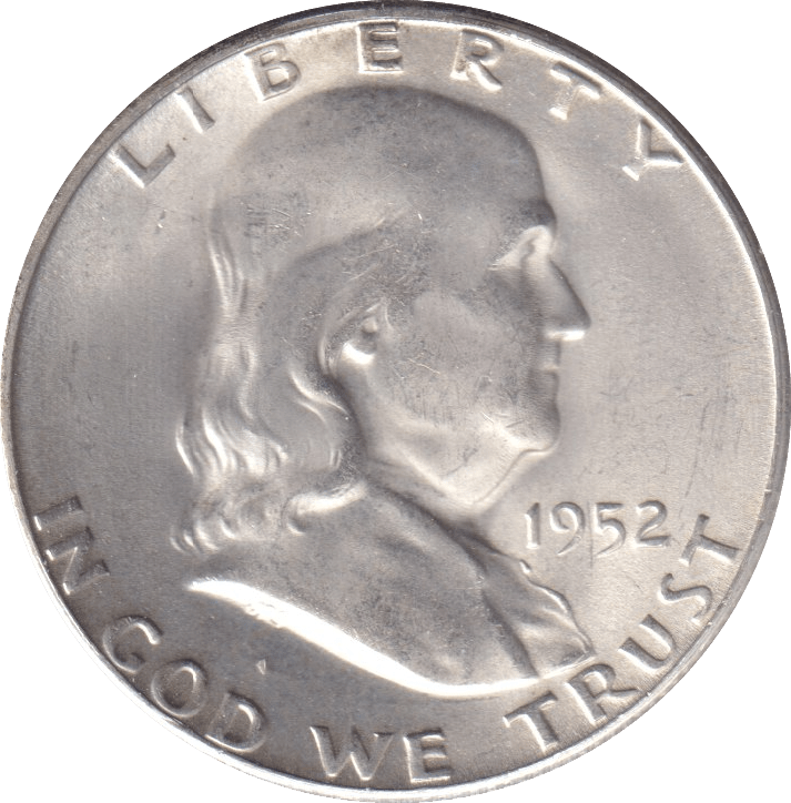1952 SILVER HALF DOLLAR USA - Cambridgeshire Coins