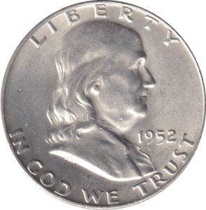 1952 SILVER HALF DOLLAR USA - Cambridgeshire Coins