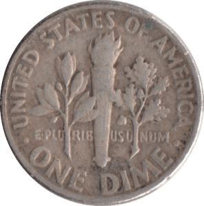 1952 SILVER ONE DIME USA - SILVER WORLD COINS - Cambridgeshire Coins