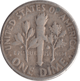 1952 SILVER ONE DIME USA - SILVER WORLD COINS - Cambridgeshire Coins