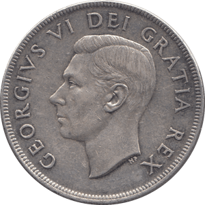 1952 SILVER ONE DOLLAR CANADA - WORLD SILVER COINS - Cambridgeshire Coins