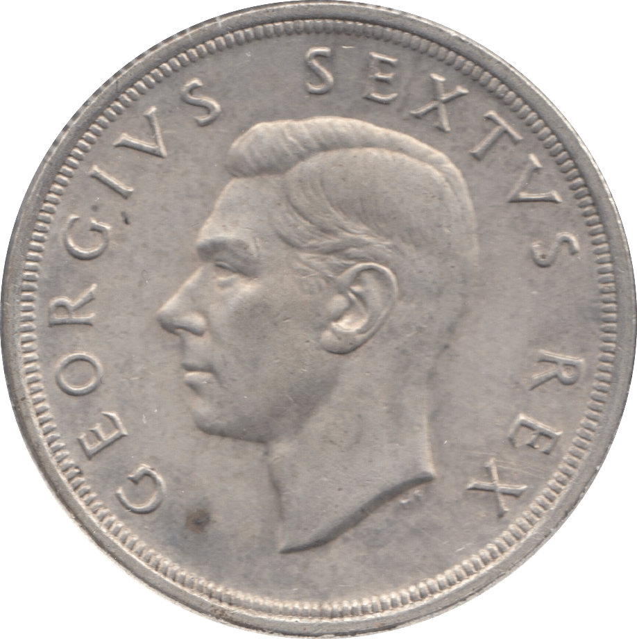 1952 SILVER SOUTH AFRICA 5 SHILLING - SILVER WORLD COINS - Cambridgeshire Coins