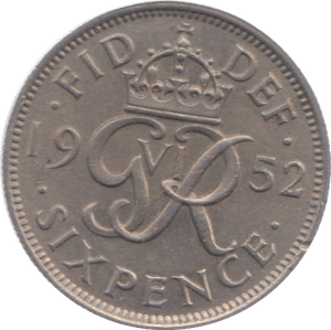 1952 SIXPENCE ( AUNC ) 23 - Sixpence - Cambridgeshire Coins