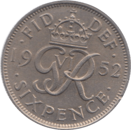 1952 SIXPENCE ( AUNC ) 23 - Sixpence - Cambridgeshire Coins