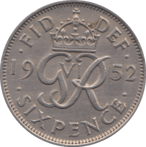 1952 SIXPENCE ( EF ) - Sixpence - Cambridgeshire Coins