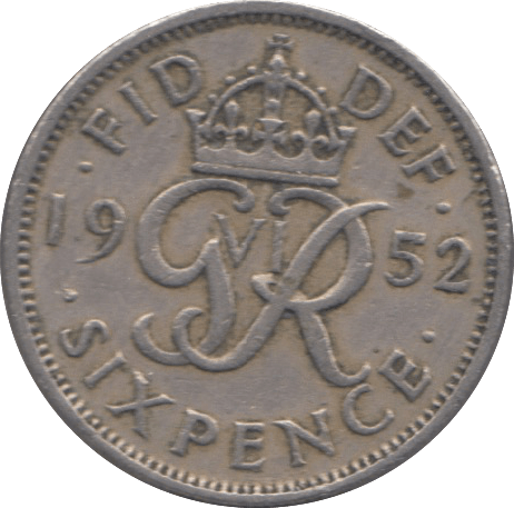 1952 SIXPENCE ( GVF ) 8 - SIXPENCE - Cambridgeshire Coins