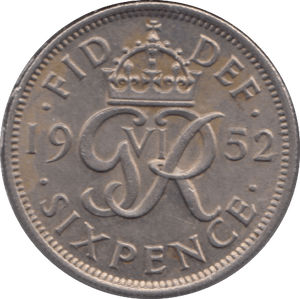 1952 SIXPENCE ( UNC ) - Sixpence - Cambridgeshire Coins