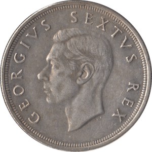 1952 SOUTH AFRICA SILVER FIVE SHILLINGS - SILVER WORLD COINS - Cambridgeshire Coins