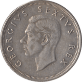 1952 SOUTH AFRICA SILVER FIVE SHILLINGS - SILVER WORLD COINS - Cambridgeshire Coins