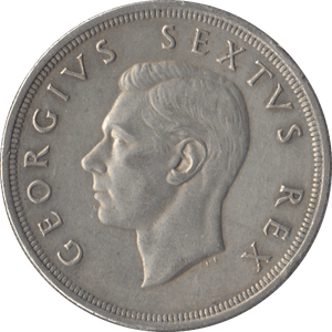 1952 SOUTH AFRICA SILVER FIVE SHILLINGS - SILVER WORLD COINS - Cambridgeshire Coins