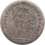 1952 SWITZERLAND SILVER 1/2 FRANC REF 33 - WORLD COINS - Cambridgeshire Coins