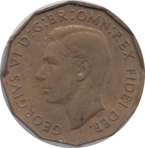 1952 THREEPENCE ( AUNC ) 23 - Threepence - Cambridgeshire Coins