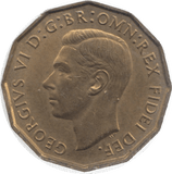 1952 THREEPENCE ( UNC ) 26 - Threepence - Cambridgeshire Coins