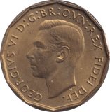 1952 THREEPENCE ( UNC ) 2 - Threepence - Cambridgeshire Coins