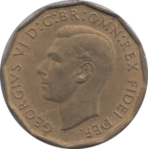 1952 THREEPENCE ( UNC ) 3 - Threepence - Cambridgeshire Coins