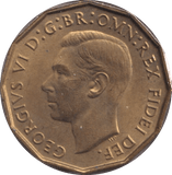 1952 THREEPENCE ( UNC ) - Threepence - Cambridgeshire Coins