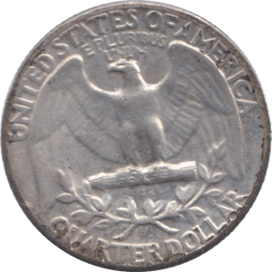 1952 USA SILVER 1/4 DOLLAR - SILVER WORLD COINS - Cambridgeshire Coins