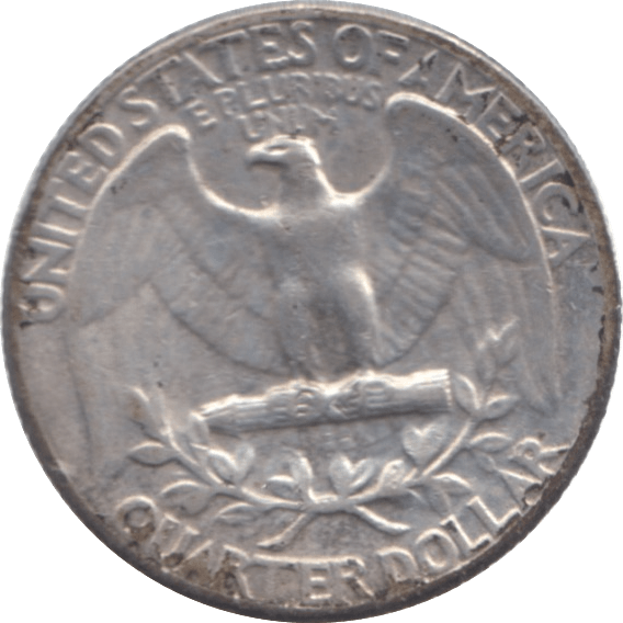 1952 USA SILVER 1/4 DOLLAR - SILVER WORLD COINS - Cambridgeshire Coins