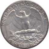 1952 USA SILVER 1/4 DOLLAR - SILVER WORLD COINS - Cambridgeshire Coins