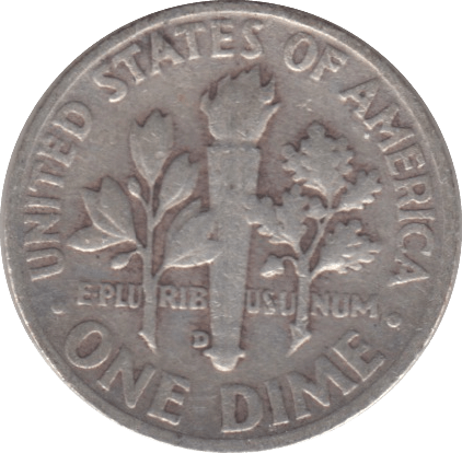 1952 USA SILVER DIME DENVER MINT - SILVER WORLD COINS - Cambridgeshire Coins