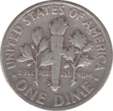 1952 USA SILVER DIME DENVER MINT - SILVER WORLD COINS - Cambridgeshire Coins