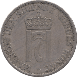1953 1 KRONE NORWAY - WORLD COINS - Cambridgeshire Coins