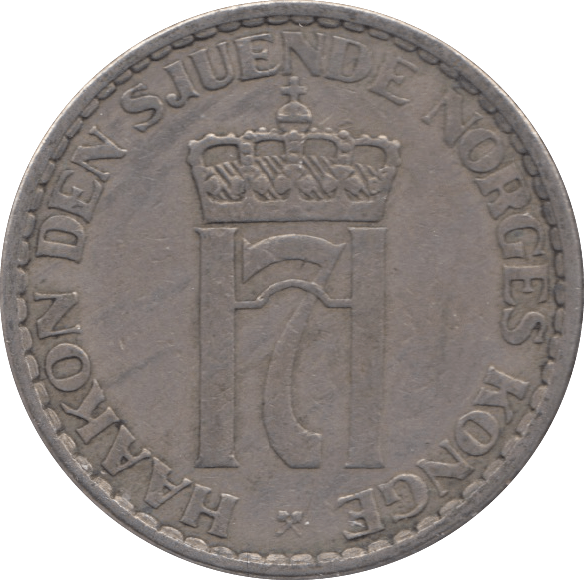 1953 1 KRONE NORWAY - WORLD COINS - Cambridgeshire Coins