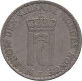 1953 1 KRONE NORWAY - WORLD COINS - Cambridgeshire Coins
