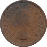 1953 1/4 PENNY SOUTH AFRICA - WORLD COINS - Cambridgeshire Coins