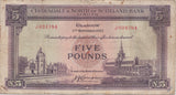 1953 £5 SCOTTISH BANKNOTE CLYDESDALE & NORTH OF SCOTLAND BANK REF SCOT-56 - SCOTTISH BANKNOTES - Cambridgeshire Coins