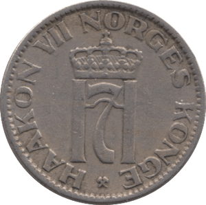 1953 50 ORE NORWAY - WORLD COINS - Cambridgeshire Coins