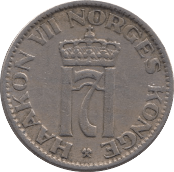 1953 50 ORE NORWAY - WORLD COINS - Cambridgeshire Coins