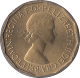 1953 BRASS THREEPENCE ( BU ) - Threepence - Cambridgeshire Coins
