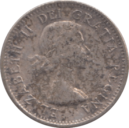 1953 CANADA 10 CENTS - WORLD COINS - Cambridgeshire Coins