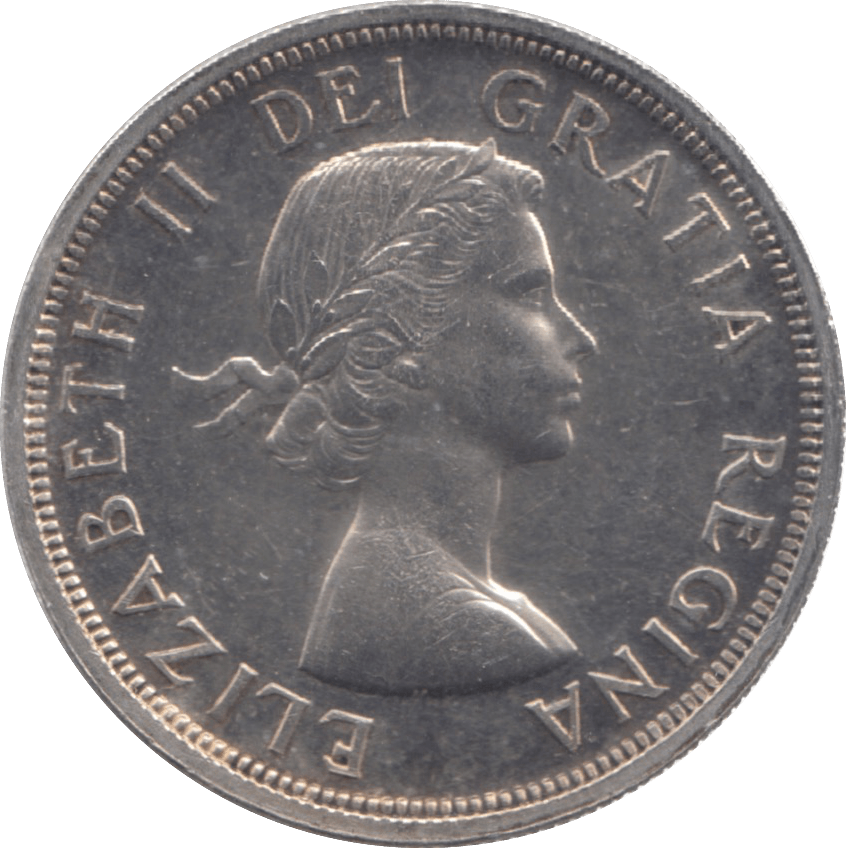 1953 CANADA SILVER ONE DOLLAR 10 - WORLD SILVER COINS - Cambridgeshire Coins