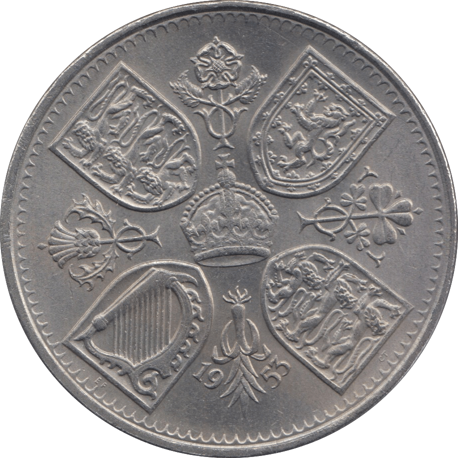 1953 CROWN ( UNC ) - Crown - Cambridgeshire Coins