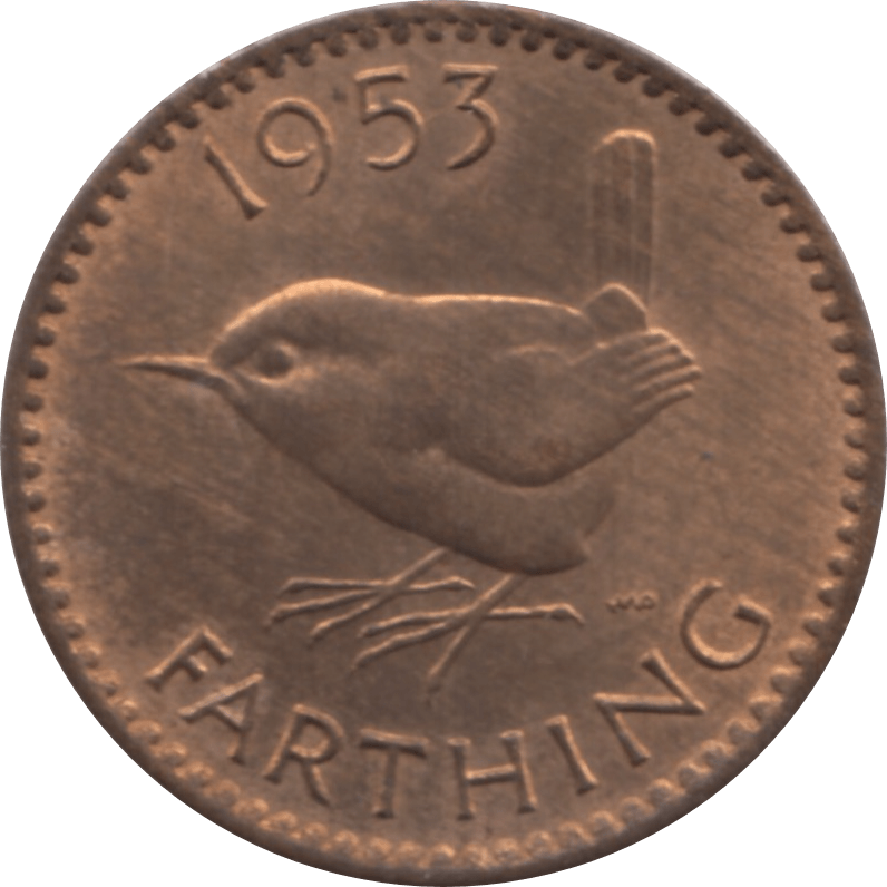 1953 FARTHING 2 ( BU ) 4 - Farthing - Cambridgeshire Coins