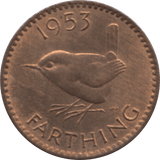 1953 FARTHING 2 ( BU ) 4 - Farthing - Cambridgeshire Coins