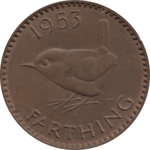 1953 FARTHING 3 ( BU ) 5 - Farthing - Cambridgeshire Coins