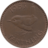 1953 FARTHING 3 ( BU ) 5 - Farthing - Cambridgeshire Coins