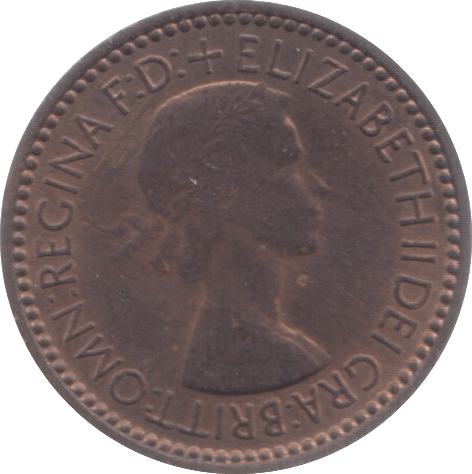 1953 FARTHING ( UNC ) 5 - Farthing - Cambridgeshire Coins