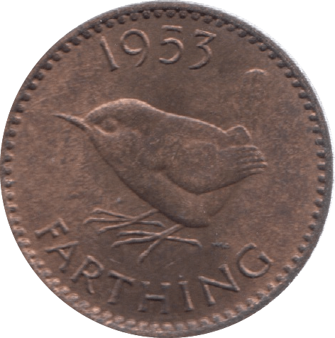 1953 FARTHING ( UNC ) - Farthing - Cambridgeshire Coins