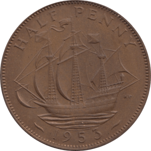 1953 HALFPENNY ( PROOF ) - Halfpenny - Cambridgeshire Coins