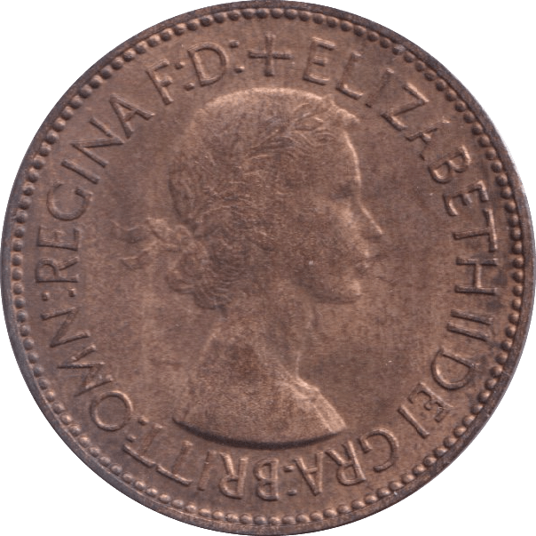 1953 HALFPENNY ( UNC ) 1 - Halfpenny - Cambridgeshire Coins