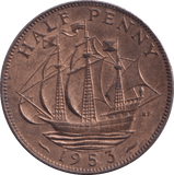 1953 HALFPENNY ( UNC ) - Halfpenny - Cambridgeshire Coins