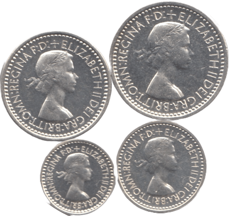 1953 MAUNDY SET ELIZABETH II - Maundy Set - Cambridgeshire Coins
