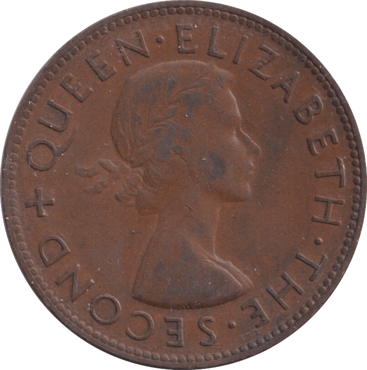 1953 NEW ZEALAND PENNY - WORLD COINS - Cambridgeshire Coins